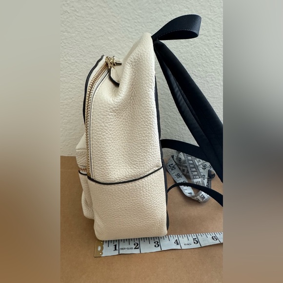 Coach Court Ivory Pebbled Leather Mini Backpack. - Picture 3 of 9